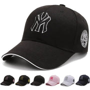 Unisex Casual Baseball Cap With Letter Embroidery Hip Hop Style Adjustable Sunscreen Hat For Spring And Autumn Outdoor