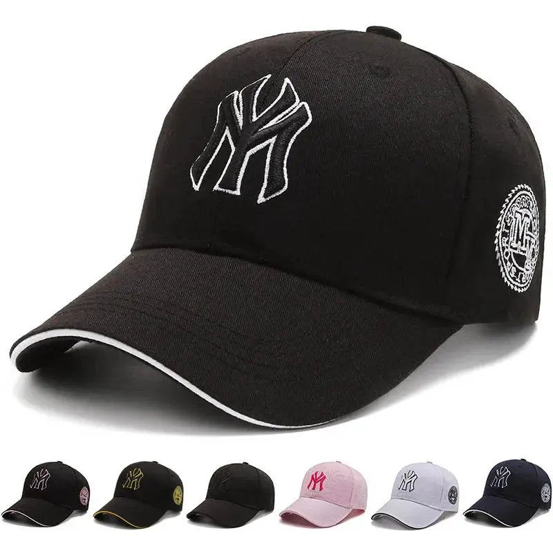 Unisex Casual Baseball Cap With Letter Embroidery Hip Hop Style Adjustable Sunscreen Hat For Spring And Autumn Outdoor
