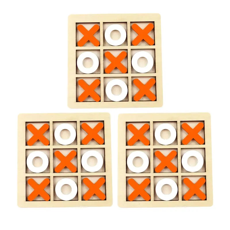 Montessori Wooden Toy Mini Chess Puzzle For Early Learning Brain Training For Children And Kids