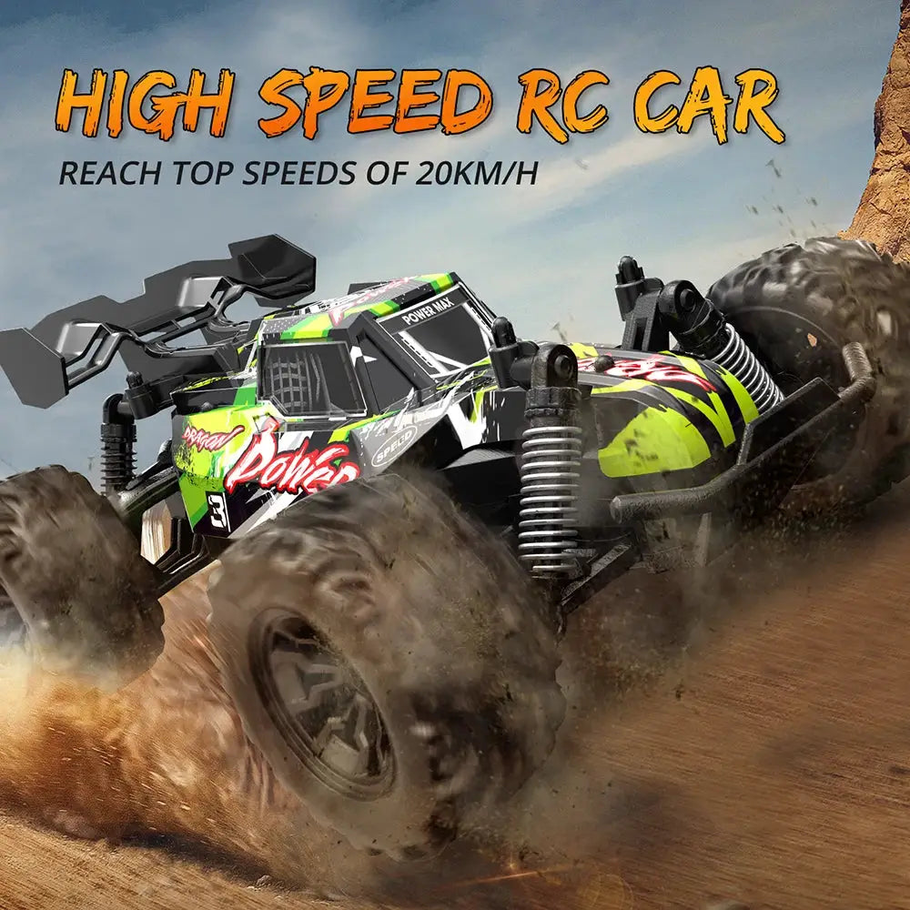 1 To 20 Scale Off Road RC Car With 2.4 GHz Radio Remote RTR High Speed Climbing Monster Truck For Children