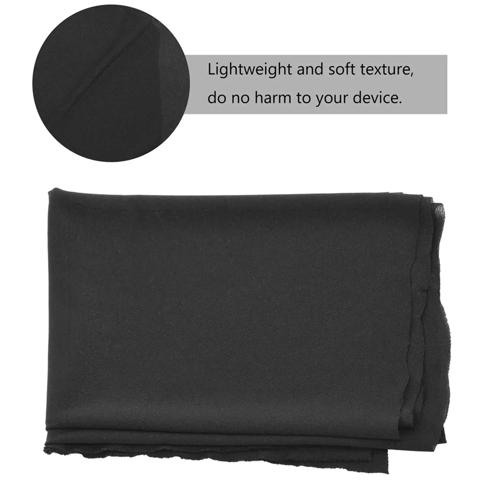 Speaker grill cloth roll in black by Simples Market, dustproof protective fabric 1.7m x 0.5m