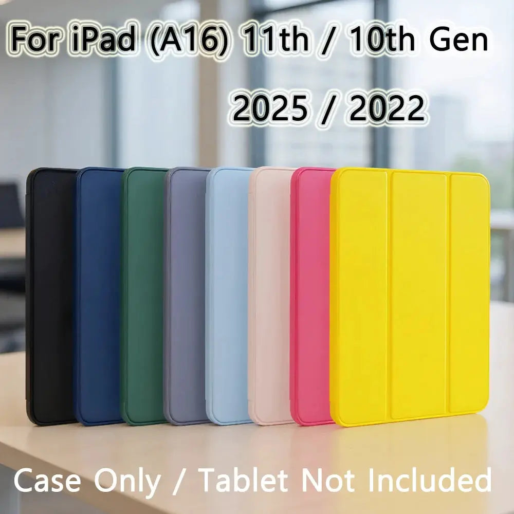 NovaCase Magnetic Slim Trifold Stand Cover For Ipad 11th Gen 2025 And 10th Gen 2022 Faux Leather Protection