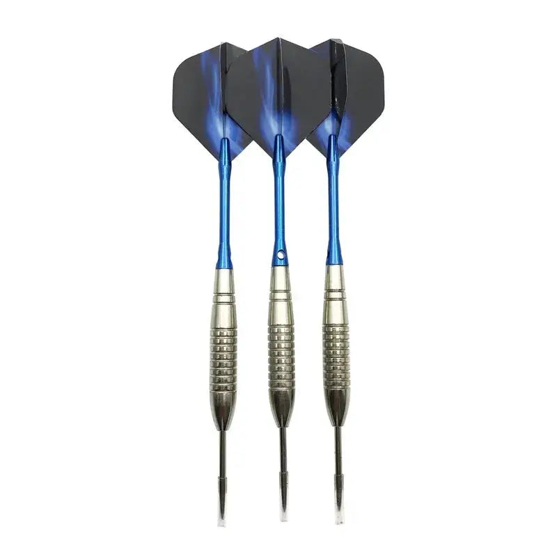 3 Pack 22g Torpedo Silver Darts With Blue Aluminum Rod And Aurora Wing Flights For Adult Training