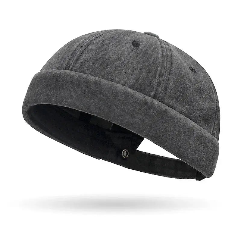 Street Style Soft Top Washed Hip Hop Cap Unisex Versatile Farmers Hat For Urban Everyday Wear