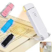 Mini Reading Clip Light USB Charging LED Night Light With Adjustable Brightness And Eye Protection Portable Book Lamp