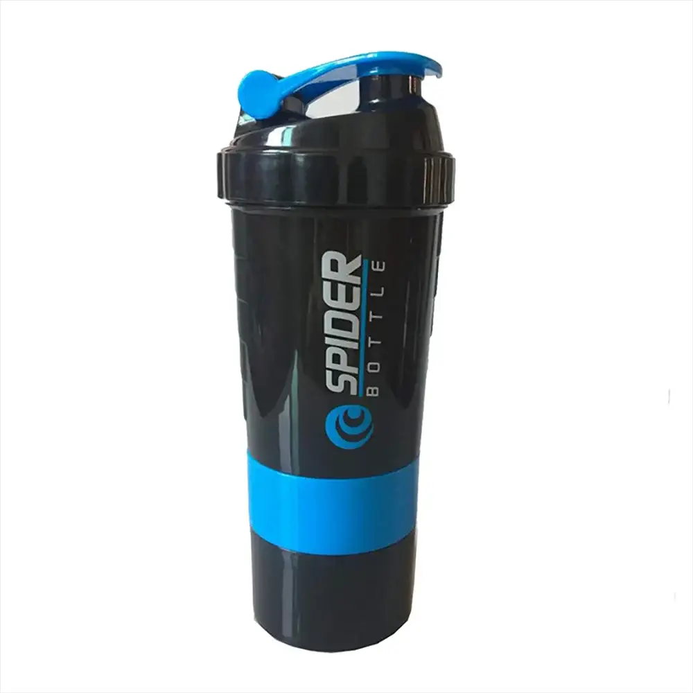 3 Layer Shaker Bottle Protein Powder Shake Cup With Multi Layer Design For Fitness And Bodybuilding