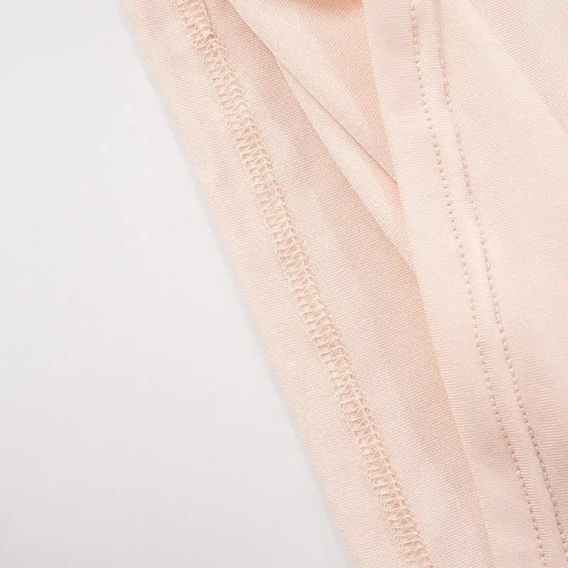 Mozision Hollow Out Ruched Mini Dress Half High Collar Club Party