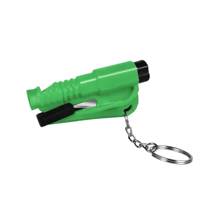 Safety Hammer With Rescue Whistle 2 In 1 Car Escape Tool Window Breaker And Seatbelt Cutter Compact Emergency Tool