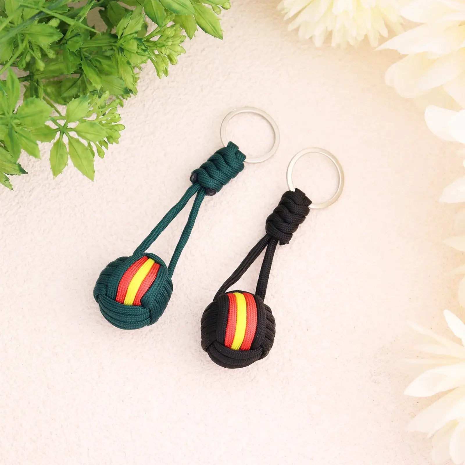 Mini Polyester Ball Pendant Keychain Sporty Teen Gift Cute Sphere Accessory For Everyday Use