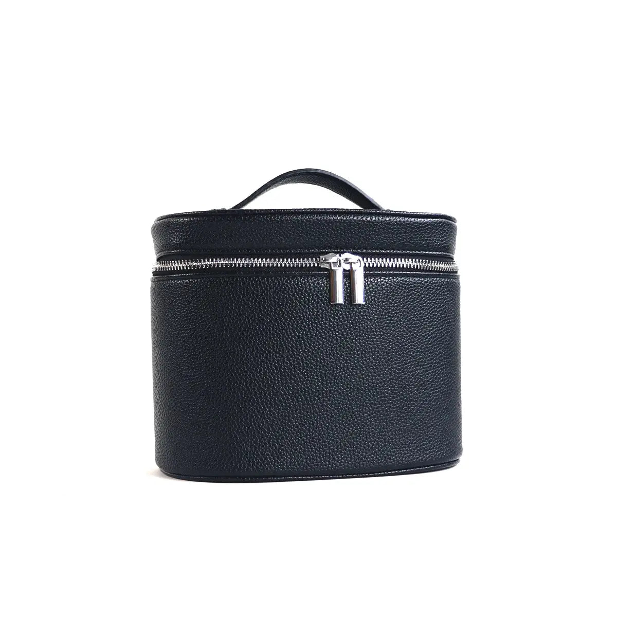 VoyageLux PU Leather Cosmetic Box With Internal Organizer Large Capacity Travel Makeup Bag With Customizable Names