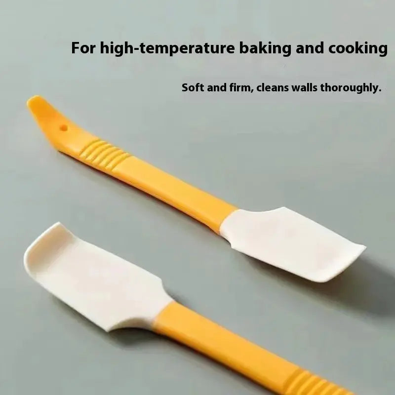 Two In One High Temperature Resistant Silicone Spatula For Baking Cream Jam Butter Spatula Kitchen Stirring Tool KM-5088