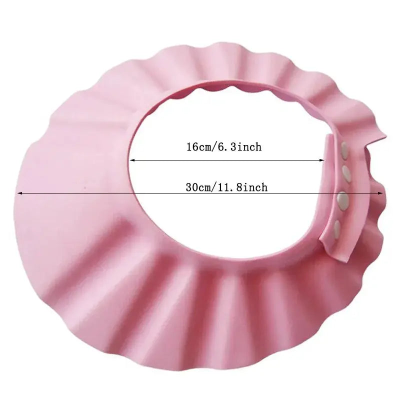 Adjustable Baby Shower Cap Waterproof Hair Shield Hat For Gentle Bath Time Protect Eyes And Ears