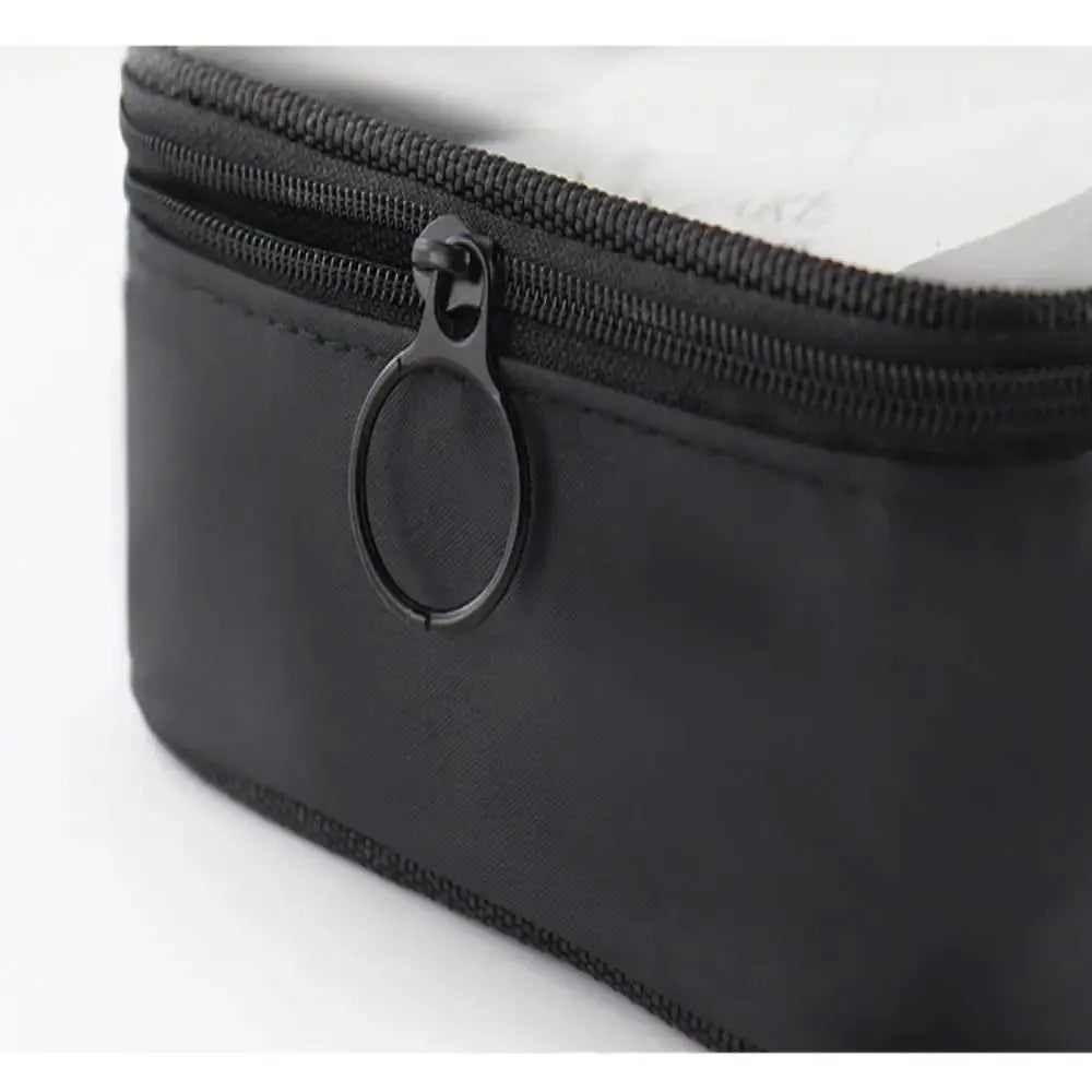 Transparent Travel Makeup Bag Zippered Waterproof Clear Cosmetic Organizer For Women Toiletries Kit