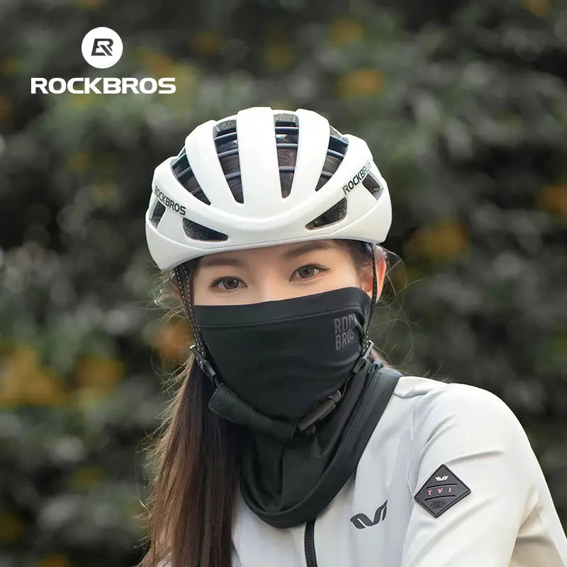 RockBros Winter Keep Warm Cycling Face Mask Fleece Balaclava Neck Scarf Hiking Camping Windproof MTB Road Bike