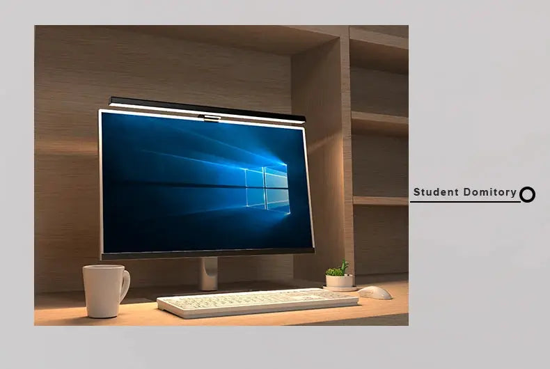 Simples Market 50cm black monitor light bar USB desk lamp with stepless dimming for study