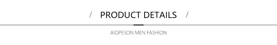 AIOPESON men's ribbed knit polo shirt product details banner by Simples Market