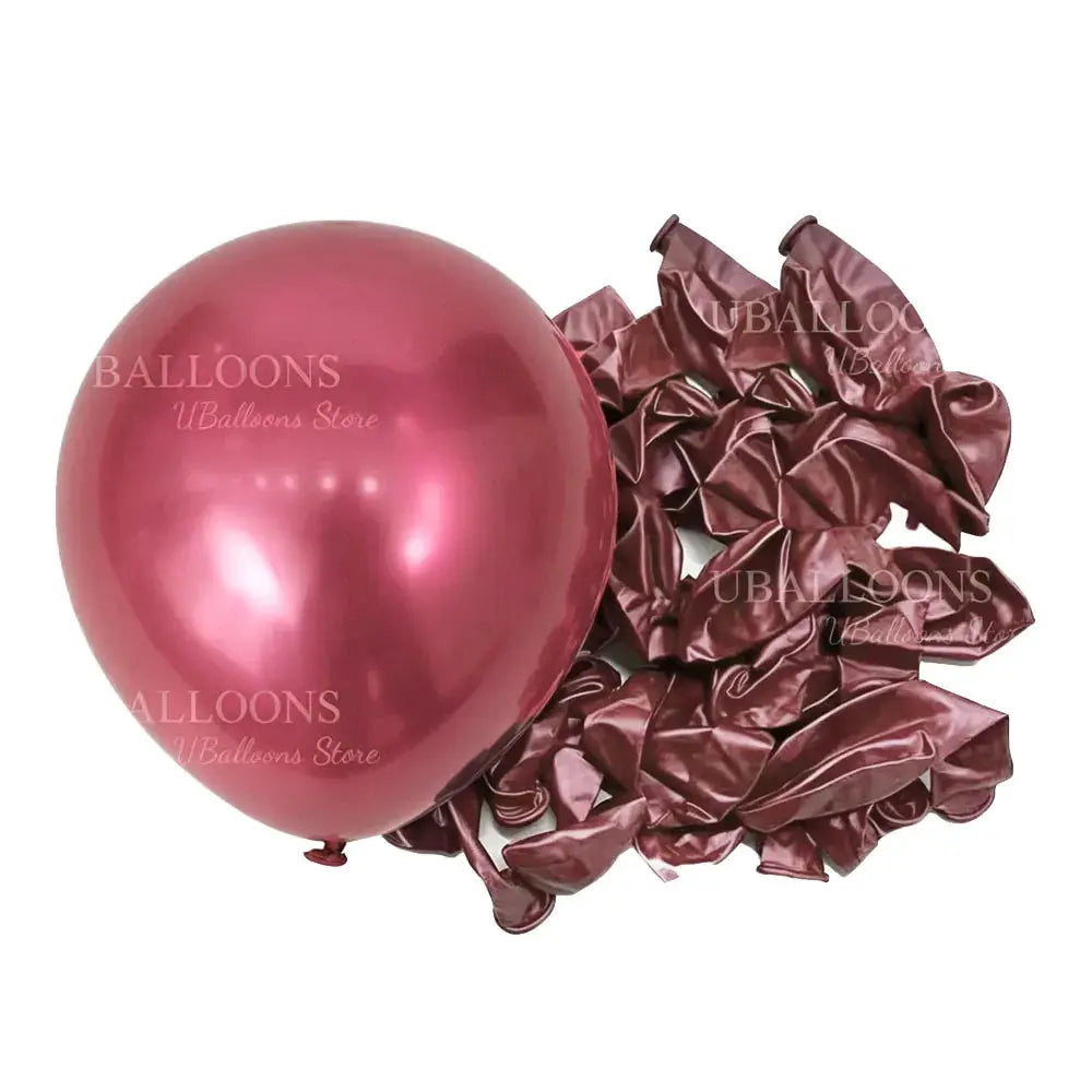 Dark Wine Red Garnet Burgundy Latex Balloons 10 30 50 Pcs for Birthday Wedding Christmas Party Decor