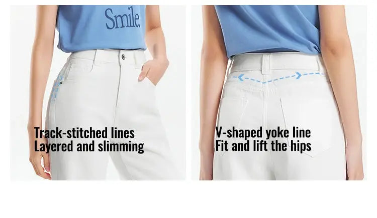 Semir Jeans Women Cool Feeling Wide Leg Floor Length Pants Summer 2025