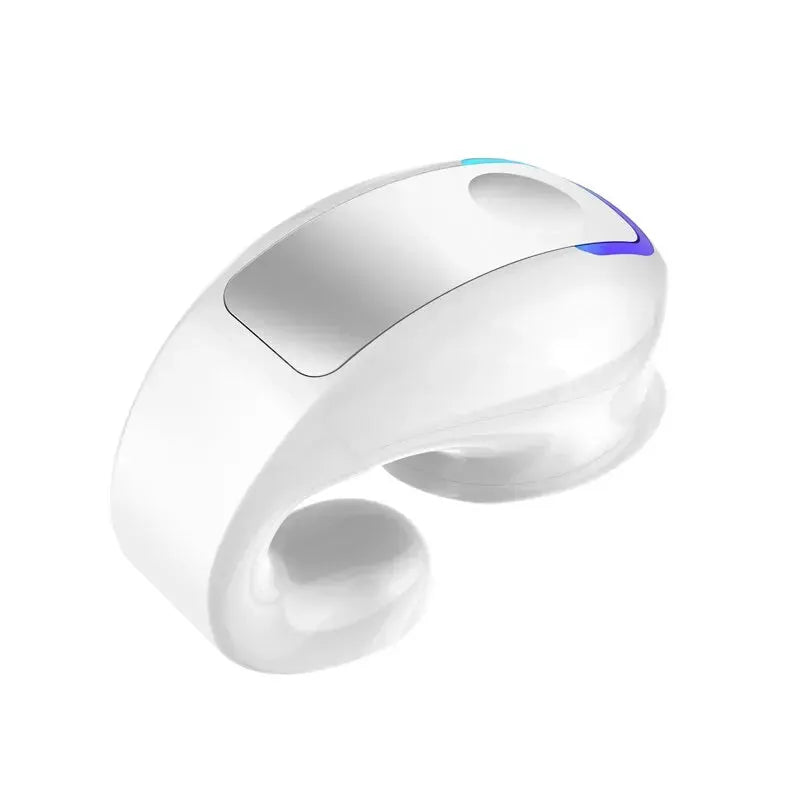 NovaSound Bone Conduction Earclip Headphones Bluetooth Wireless Open Ear Design With Noise Cancelling Mic For Sports