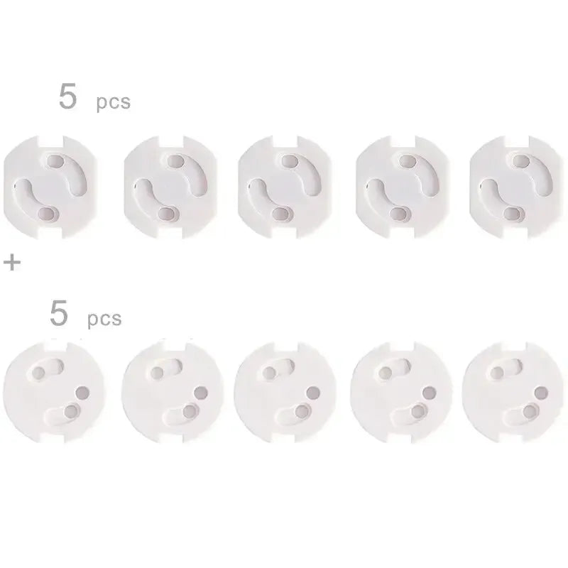 Baby Safety Socket Covers 10 Pack Electrical Outlet Protectors Child Safe Socket Security