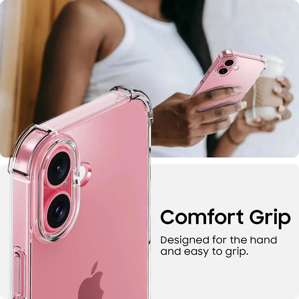 Jaspever Silicone Soft Shockproof Case For IPhone 11 Pro Max To IPhone 17 Air Ultra Thin Transparent Cover