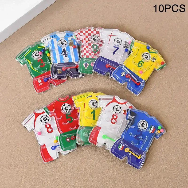 Soccer Theme Party Favors Set Bracelets Keychains Pin Ball Maze Toys