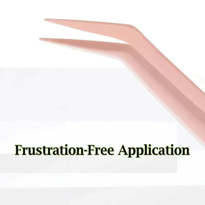 LashEase Anti Stick Glue Free Eyelash Applicator Stainless Steel Tweezer For Precision Lash Application
