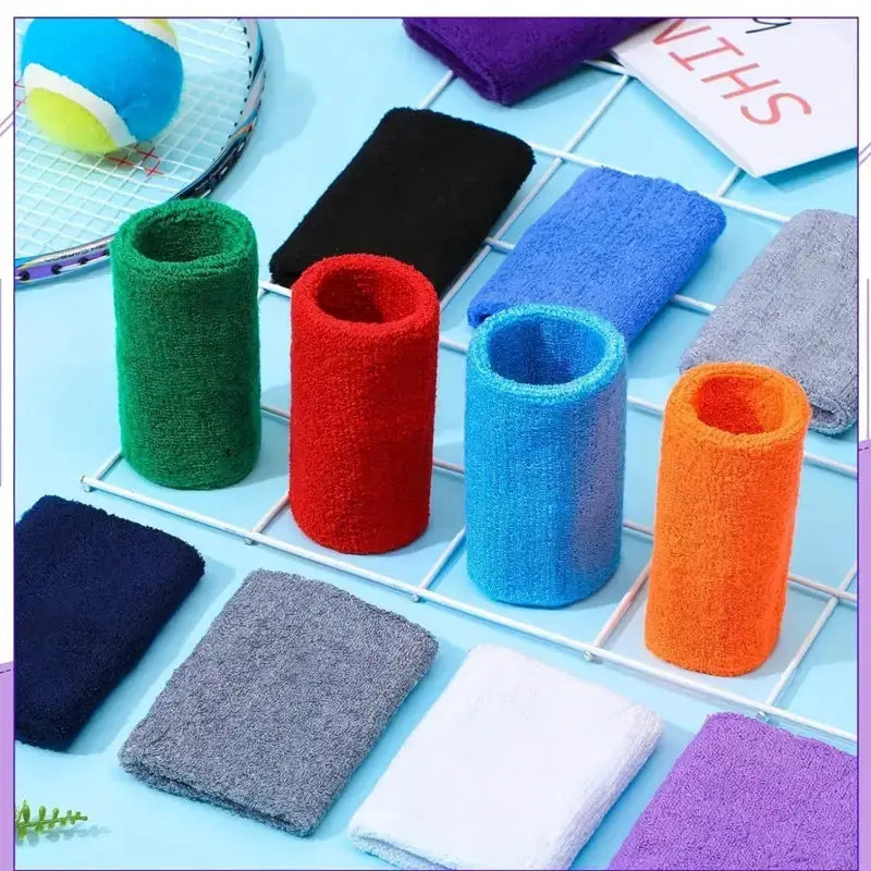 8x10cm Towel Sports Wristbands Sweatbands Basketball Volleyball Tennis Padel Fitness
