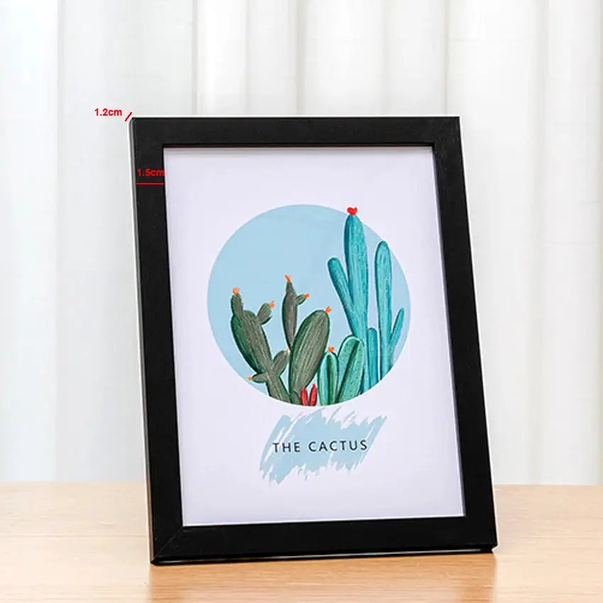 Wooden Photo Frame For Wall Hanging And Tabletop Stand 10x15 15x20 20x25cm A4 Picture Frame Decor