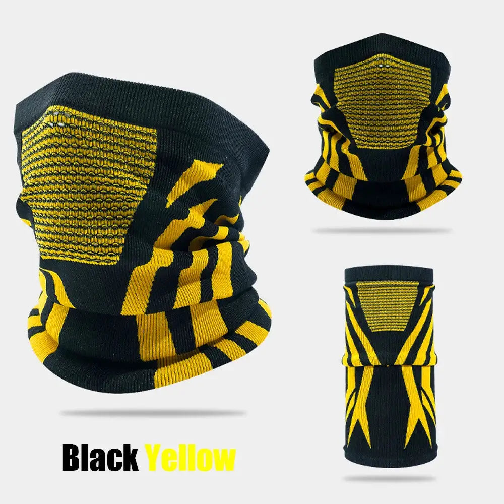Winter Warm Skiing Mask Neck Gaiter Unisex Elastic Breathable Cycling Running Motorcycle Mask For Outdoor Sports