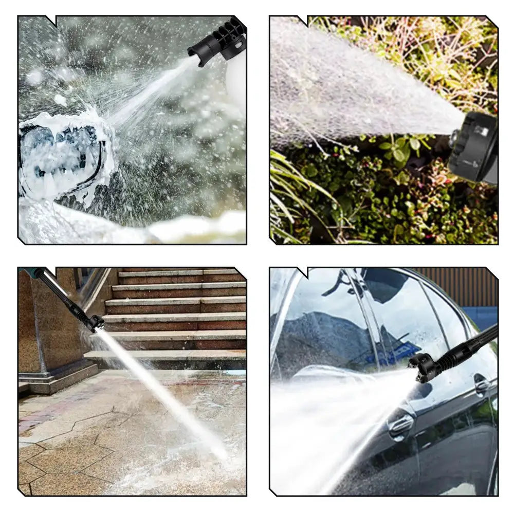 Newbeny 200Bar Brushless High Pressure Washer Gun 6 In 1 Electric Cordless Garden Washing Water Spray For Makita Battery