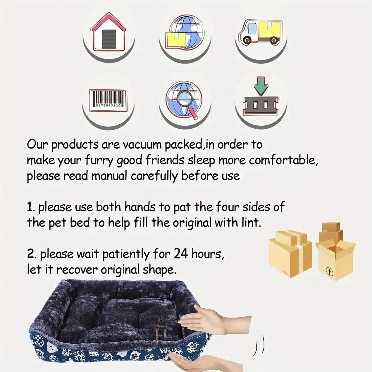 Winter Cozy Dog And Cat Sofa Bed Mat Plush Pet Bed For Small Medium And Large Dogs And Cats