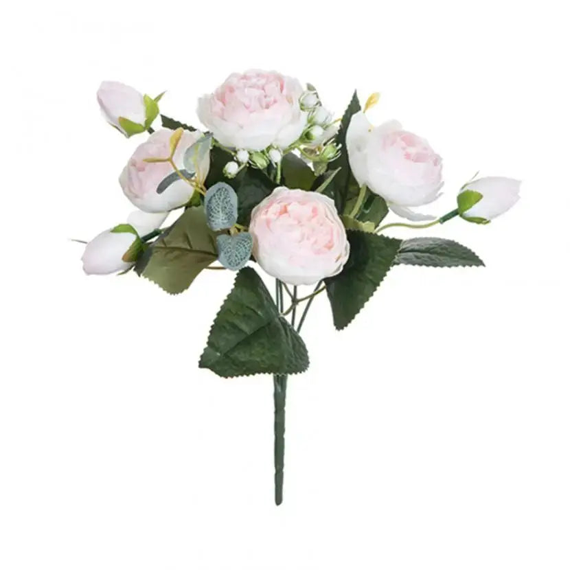 30cm Artificial Silk Peony Bouquet For Home Decor Wedding Centerpieces Vase Decoration Props