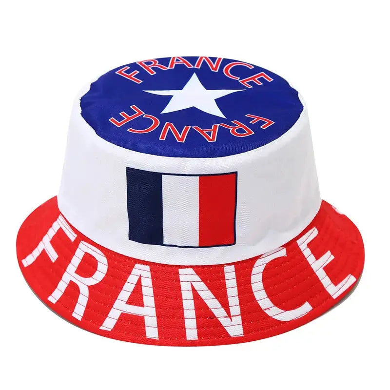 National Flags Reversible Bucket Hat For Men Women Football Fans