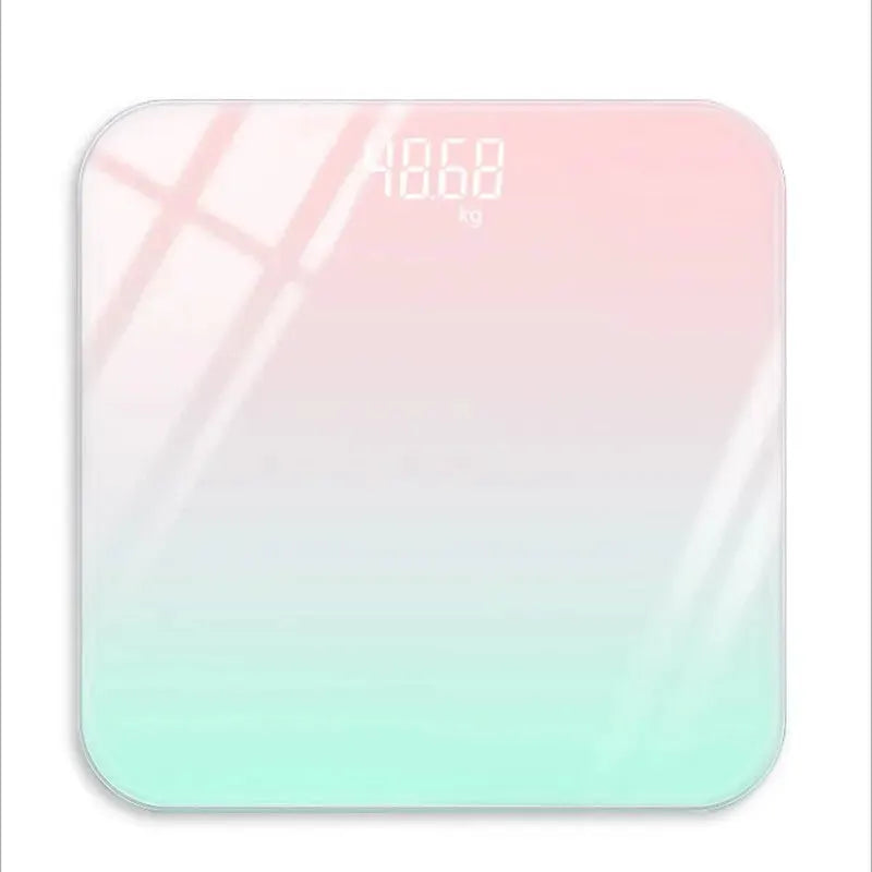 NovaScale Gradient Color Intelligent LCD Electronic Scale Tempered Glass Platform For Precise Weight Measurement