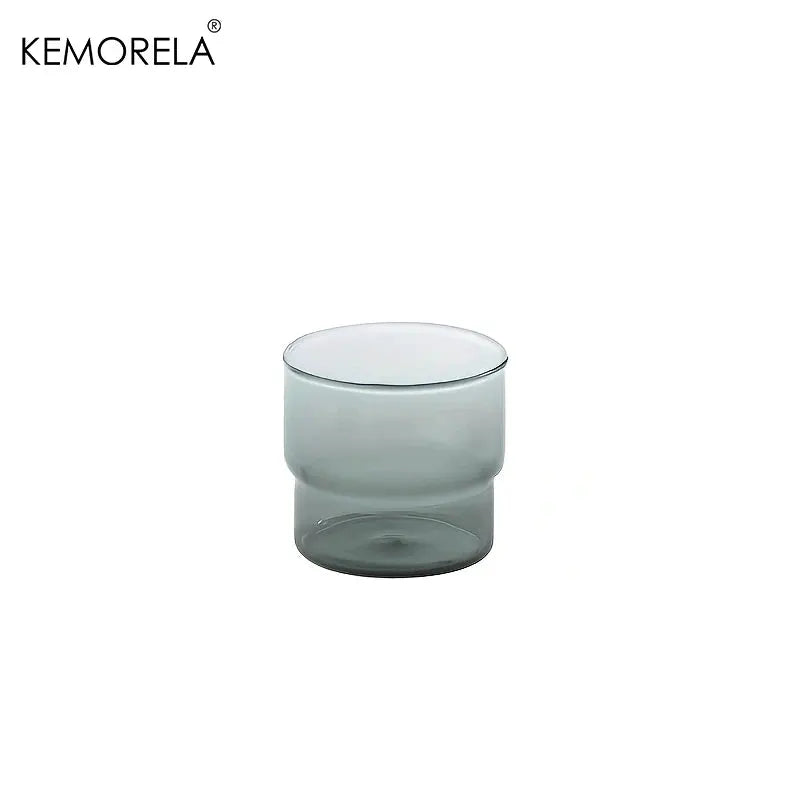 Kemorela 290ml Origami Style Glass Cup Heat Resistant Vintage Drinkware For Coffee Tea Wine Beer And Smoothies