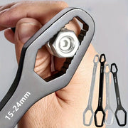 FlexiWrench Universal Double Ended Wrench Self Tightening 3mm To 17mm Ratchet Spanner Adjustable