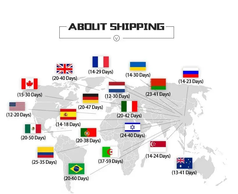 Sexy Simple Low Waist Briefs by Simples Market shipping map with country flags and delivery times