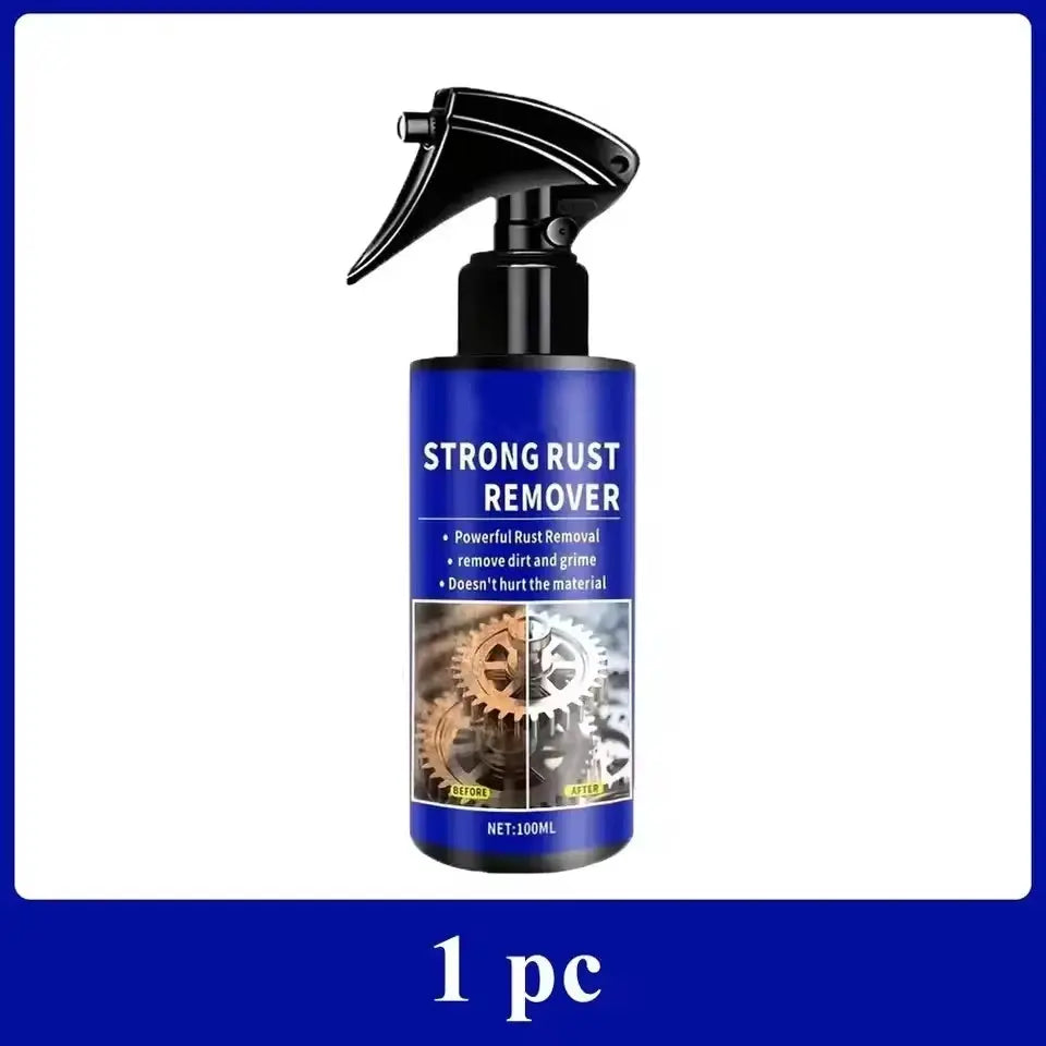 Simples Market strong rust remover spray bottle, blue label for metal rust removal, 1 pc