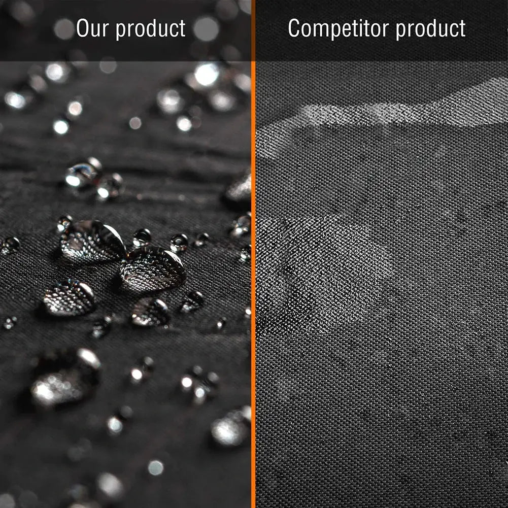 Dog car seat cover protector, waterproof and non-slip, black fabric