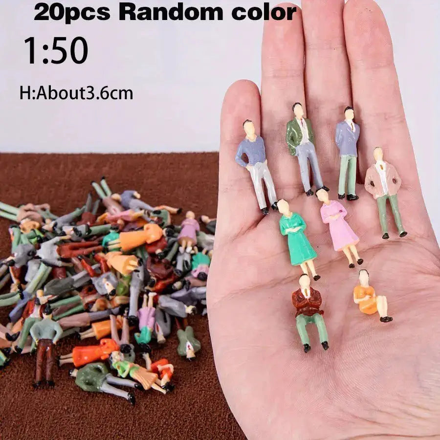 Valentines Day Birthday Party Train Scene 1 100 Scale Sitting Passenger Figures Painted Dolls Collectible Figurines