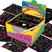 Dazzling Scratch Painting Art Kit For Parent Child Interactive Toy With Note Cards Handmade Painting