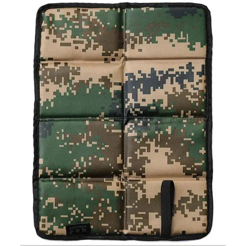 Folding Camping Mat Portable Outdoor Pad With Oxford Cloth Waterproof Foam Seat Pad For Hiking And Picnics