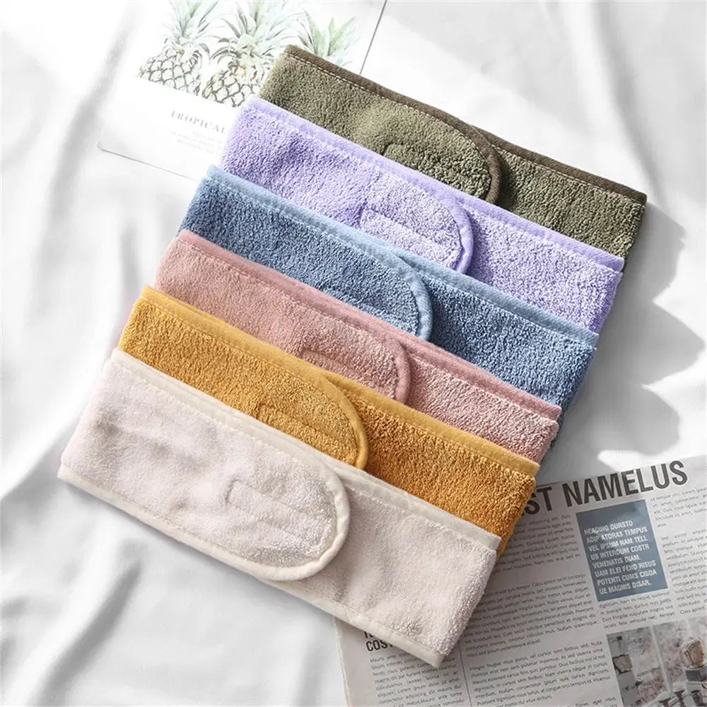 ZenVibe Women Adjustable Wide Headband for Yoga Spa Makeup Breathable Cotton Comfort
