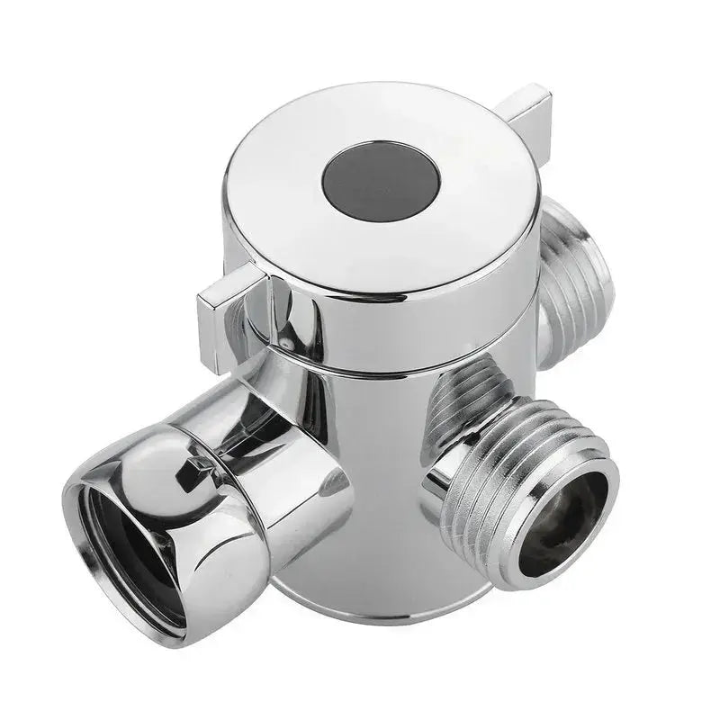 Diverter valve chrome 2/3-way water splitter with G1/2 fittings