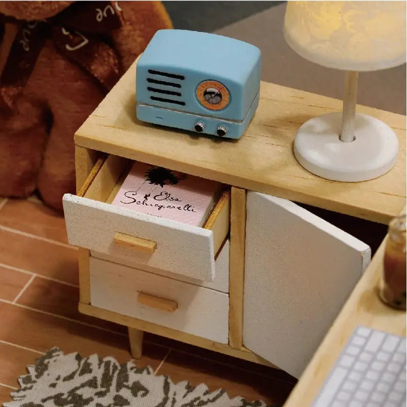 Wooden Miniature Doll House Kit DIY 3D Puzzle Building Model For Birthday Gifts And Home Decor Display