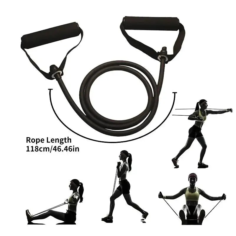 Resistance Bands With Handles For Home Workouts Exercise Bands For Men And Women Strength Training Equipment