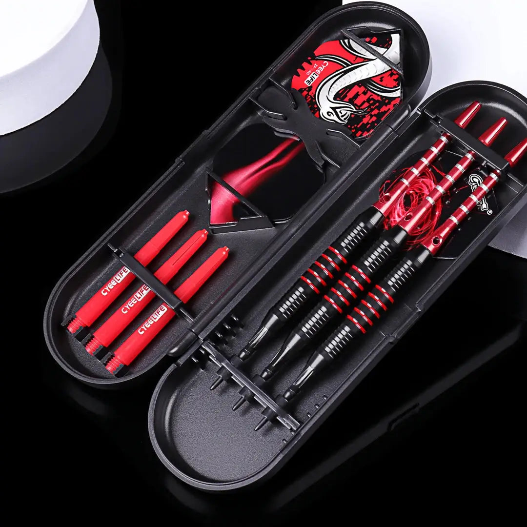 CyeeLife 18g Soft Tip Darts Set For Electronic Dartboards Professional Indoor Darts With Plastic Storage Box