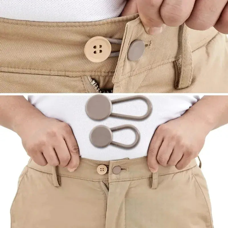 12 Pack Pants Extender Buttons 15mm 18mm Flexible Waist Extenders for Jeans Pants Women Men Pregnancy Skirts