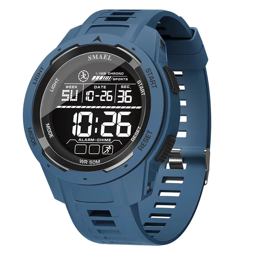 SMAEL 8105 Digital Watch For Men 50 Meter Waterproof Sports LED Backlight Stopwatch